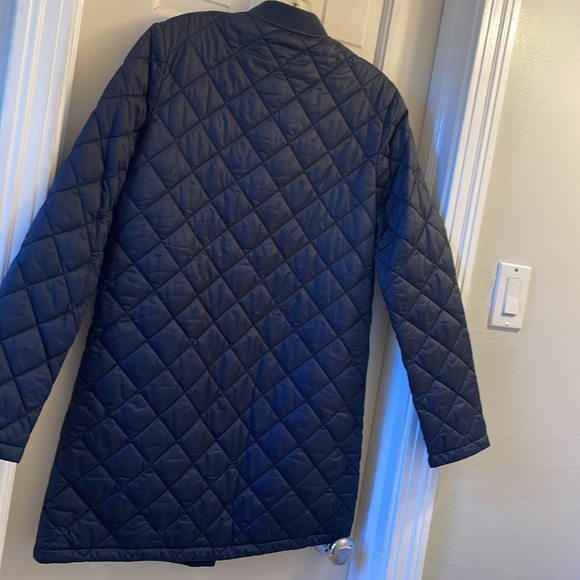 Barbour Quilted Coat Jacket NWT Navy - Picture 8 of 10